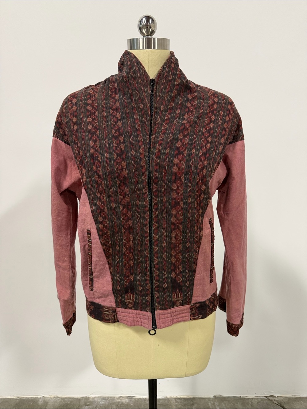 Ikat Fabric Patterned Jacket